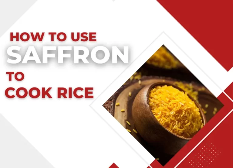 How to use saffron to cook rice?