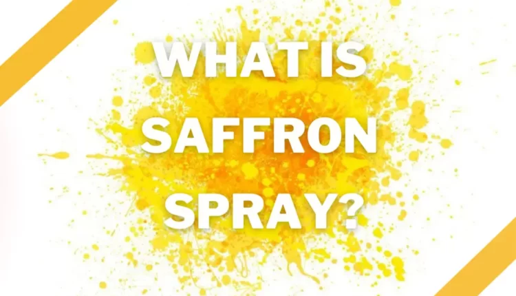 What is saffron spray?